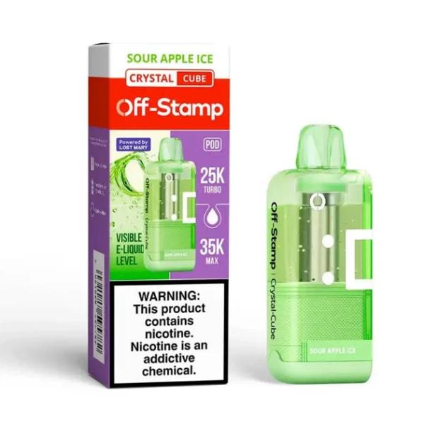 Off-Stamp X-Cube Crystal 35,000 Puffs Pod Texas Edition