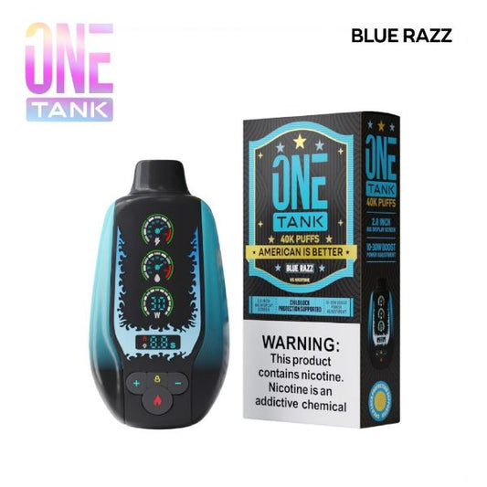 One Tank 40K Disposable Blue Razz