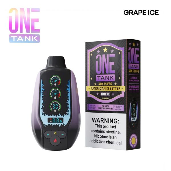 One Tank 40K Disposable Grape Ice