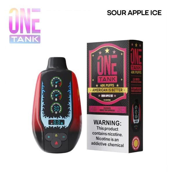 One Tank 40K Disposable Sour Apple Ice