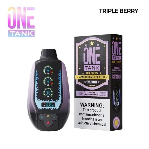 One Tank 40K Disposable Triple Berry