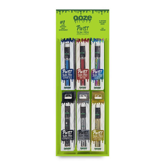 Ooze Slim Pen Twist Battery Display