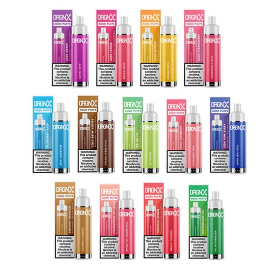ORGNX 4000 Puffs Single Disposable 9ml with great wholesale and bulk pricing!