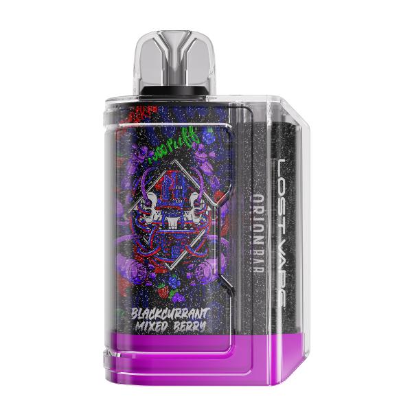 Lost Vape Orion 7500 Puffs Flavors Blackcurrant Mixed Berry