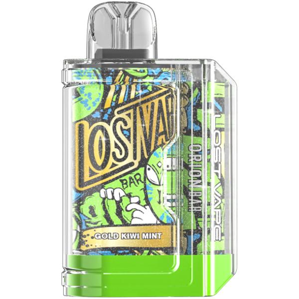Lost Vape Orion 7500 Puffs Flavors Gold Kiwi Mint