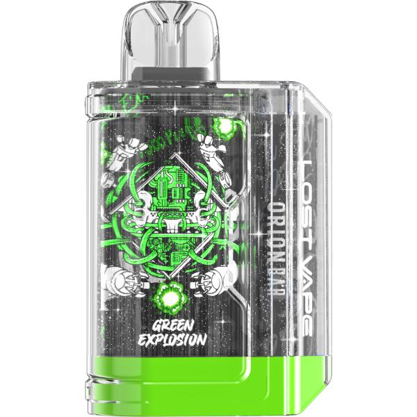 Lost Vape Orion 7500 Puffs Flavors Green Explosion