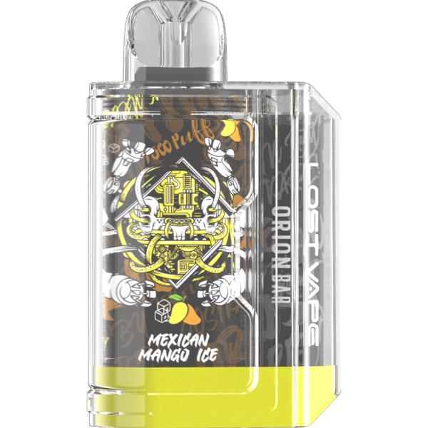 Lost Vape Orion 7500 Puffs Flavors MExican MAngo Ice