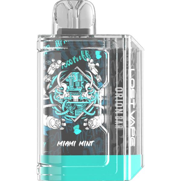 Lost Vape Orion 7500 Puffs Flavors Miami MInt