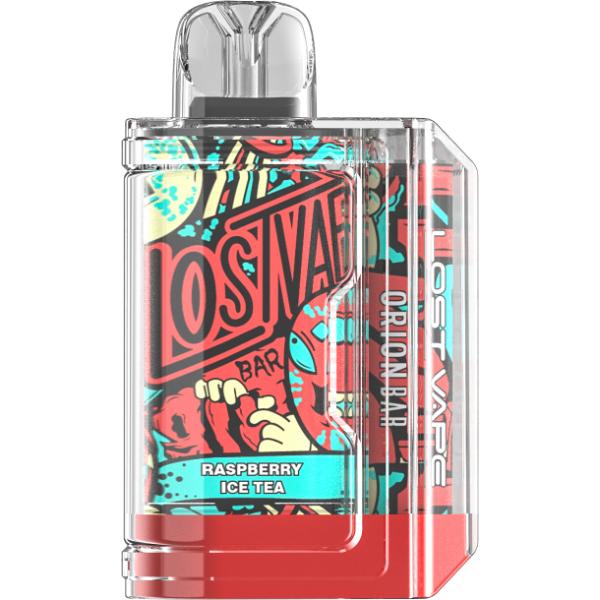 Lost Vape Orion 7500 Puffs Flavors Raspberry Ice Tea`