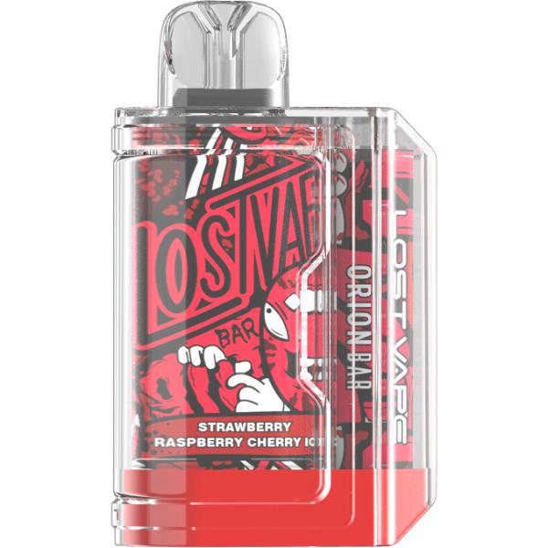 Lost Vape Orion 7500 Puffs Flavors Strawberry Raspberry Cherry