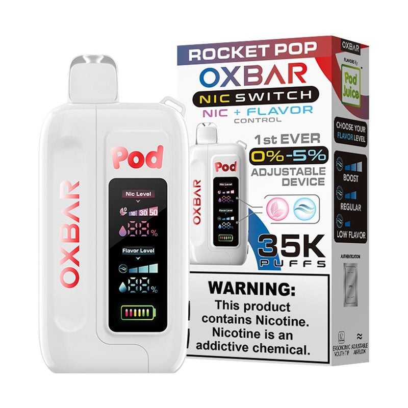 OXBAR Pod Juice NIC Switch 35,000 Puff Disposable Rocket Pop