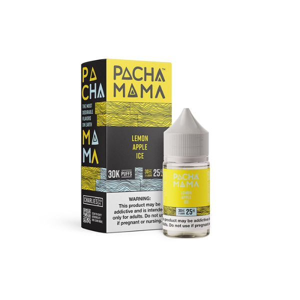 Pachamama PLUS Salt Series E-Liquid 30mL -  Lemon Apple Ice