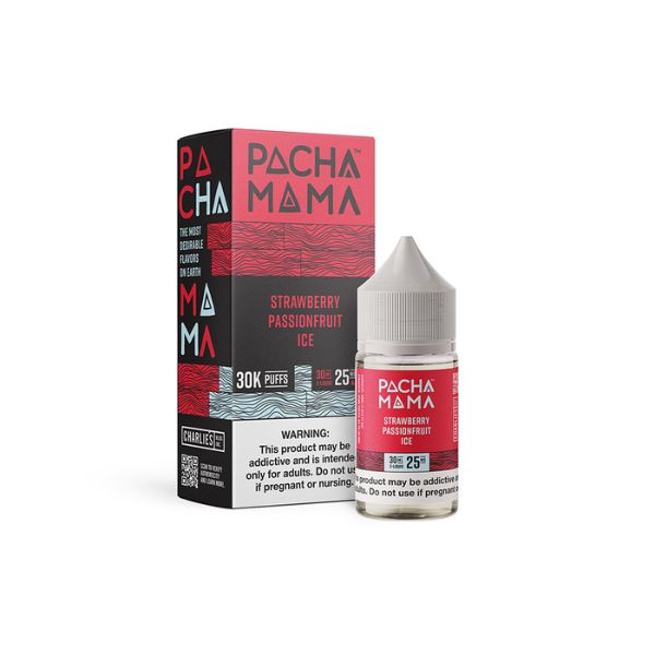 Pachamama PLUS Salt Series E-Liquid 30mL - Strawberry Passion Fruit Ice