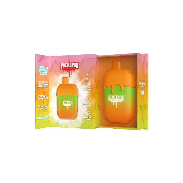 Packwoods Packspod 5000 Puff Disposable Vape 12mL $10.50 eLiquid.com Packwoods Packspod 5000 Puff Disposable Vape 12mL $10.50 eLiquid.com