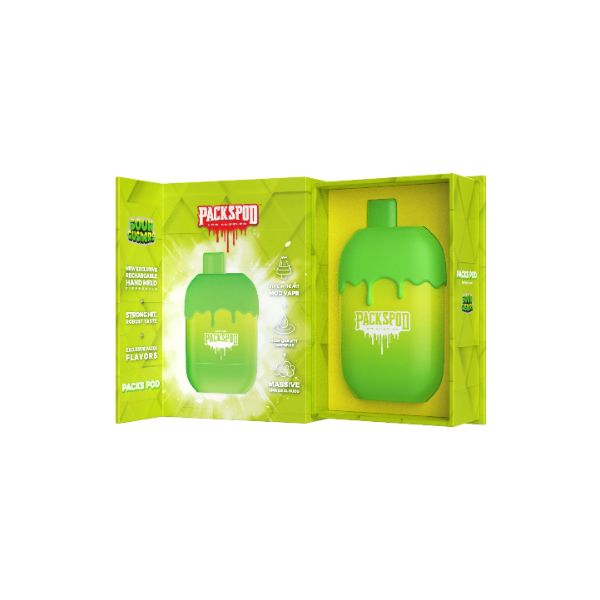 Packwoods Packspod 5000 Puff Disposable Vape 12mL $10.50 eLiquid.com Packwoods Packspod 5000 Puff Disposable Vape 12mL $10.50 eLiquid.com