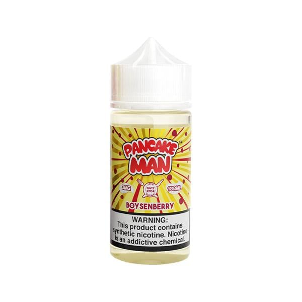 Pancake Man Series E-Liquid 100mL (Freebase)-0mg-Boysenberry