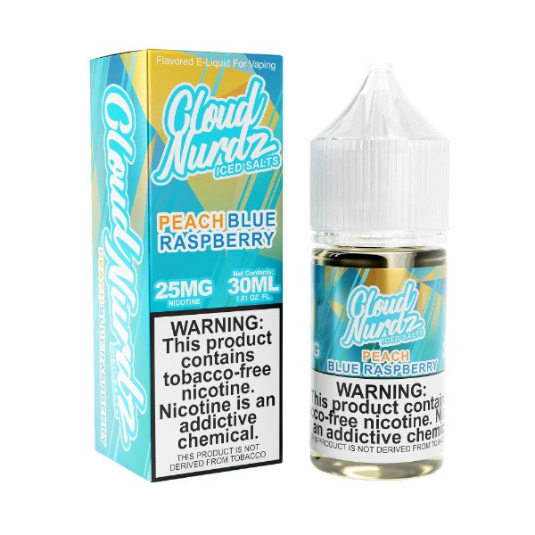 Cloud Nurdz TFN Salts Series 30mL- Peach Blue Raspberry iced