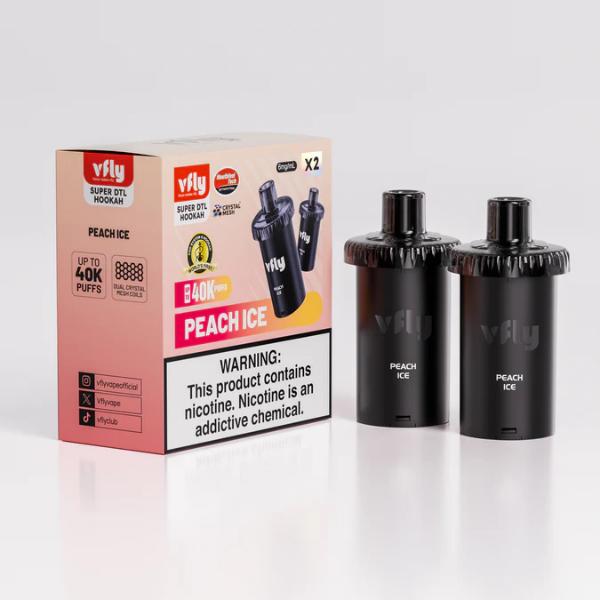 VFLY Super DTL Hookah 40K Disposable E-Hookah POD (2 Count)