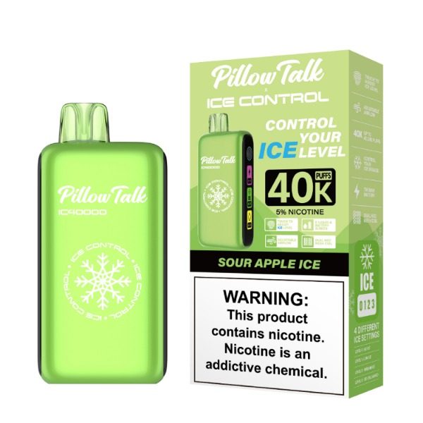 Pillow Talk IC40000 Disposable - Sour Apple Ice