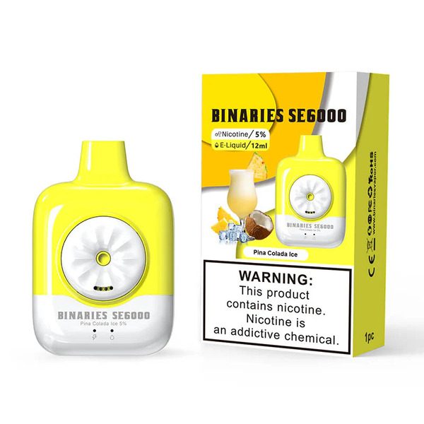 Best Deal HorizonTech Binaries Cabin SE6000 Puffs Disposable - Pina Colada Ice