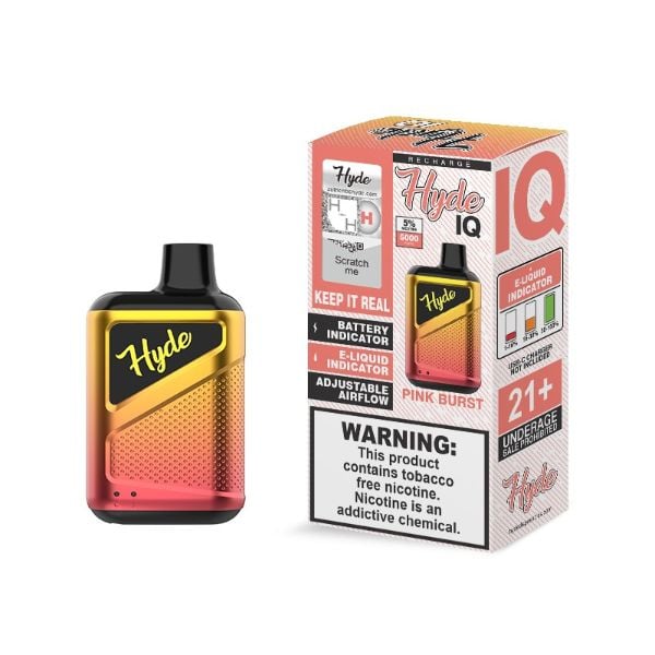 Pink Burst Hyde IQ 5000 Puffs Disposable