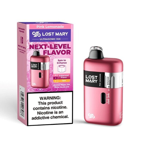 Best Deal Lost Mary Ultrasonic 35,000 Puffs Disposable - Pink Lemonade