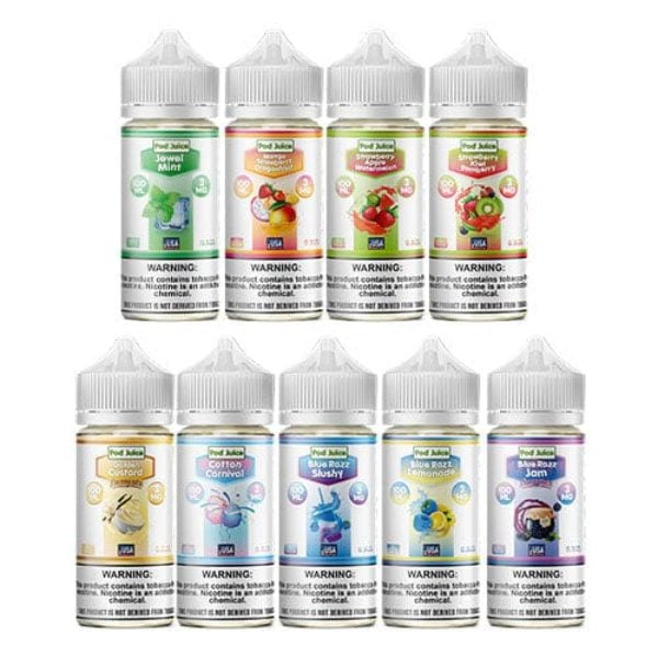 Pod Juice TFN Series 100ml family
