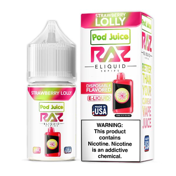 Pod-Juice-RAZ-Disposables-Collab-Salt-E-Liquid-30mL-Strawberry-Lolly