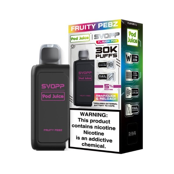 Pod Juice SVOPP 30,000 Puffs Disposable (Pod Only) - Fruity Pebz