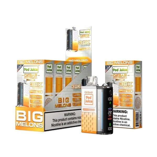 Pod Juice x OXBAR Magic Maze 2 30000 Puffs Rechargeable Disposable - Big Melons