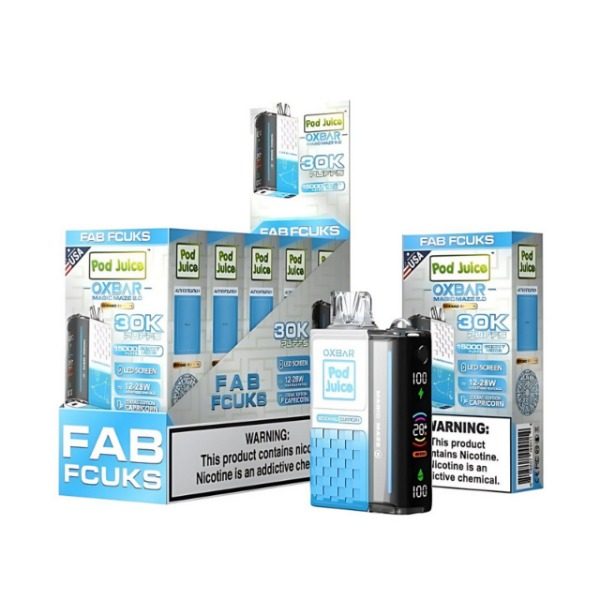 Pod Juice x OXBAR Magic Maze 2 30000 Puffs Rechargeable Disposable - Fab Fcuks