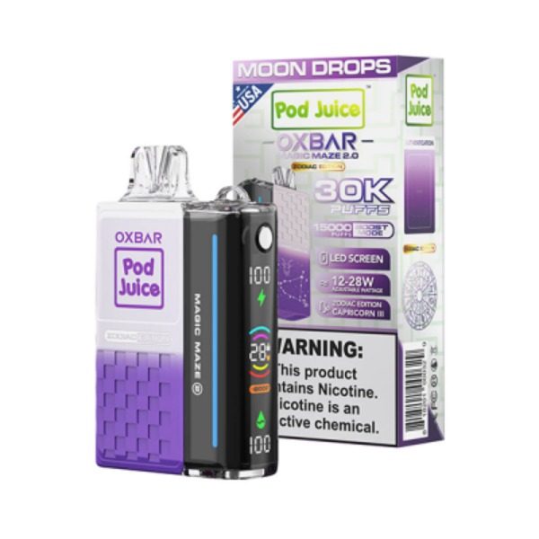 Pod Juice x OXBAR Magic Maze 2 30000 Puffs Rechargeable Disposable - Moon Drops