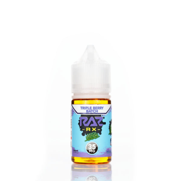 Pod Juice + RAZ Disposables Collab Salt E-Liquid 30mL Triple Berry Batch