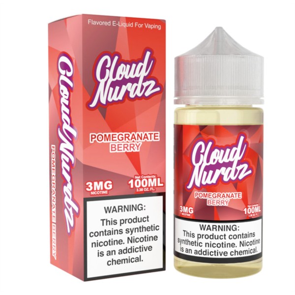 Cloud Nurdz 100ML E-Liquid- Pomegranate Berry