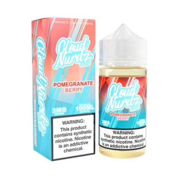 Cloud Nurdz 100ML E-Liquid- Pomegranate berry ice