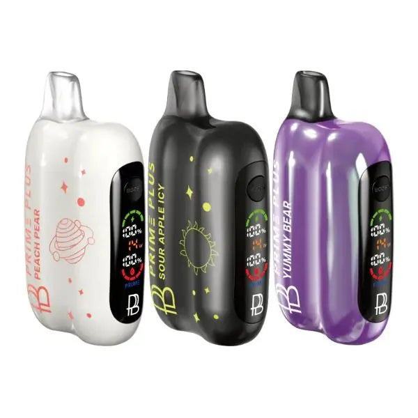 Prime Plus 26000 Puffs Rechargeable Disposable Vape 20mL Best Flavors