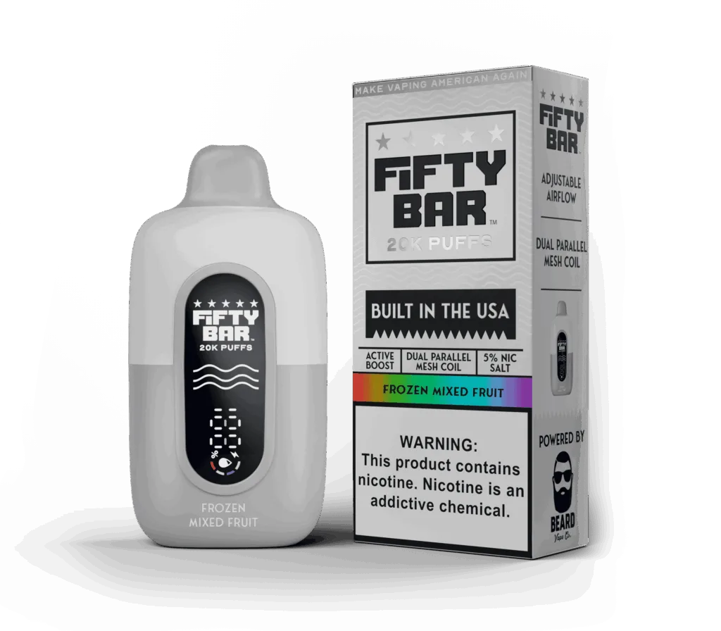 Fifty Bar V2 20000 Puff Disposable-Single Disposable-Rainbow Road-50mg