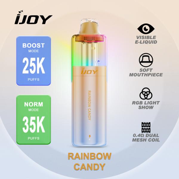 iJoy XP35,000 Puffs Disposable-Rainbow Candy-Single Disposable-5%-18mL
