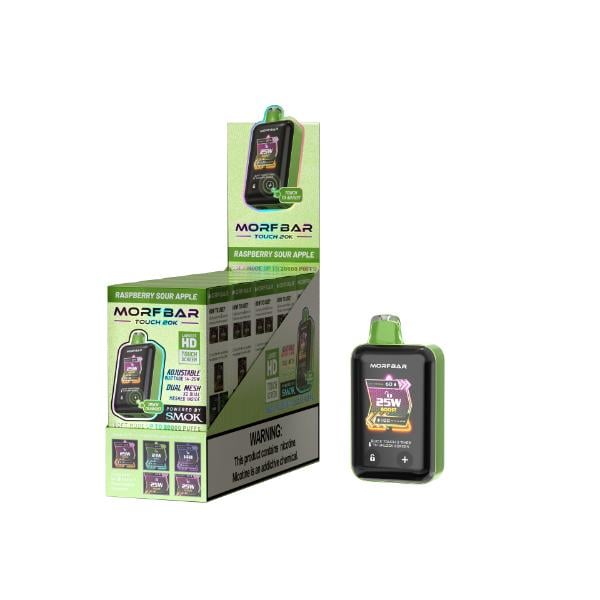 Morfbar Touch 20000 Puffs-Single Disposable-Raspberry Sour Apple-50mg
