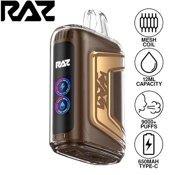 RAZ TN9000 9000 Puffs Disposable Graham Twist
