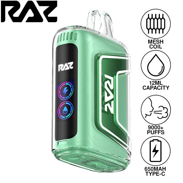 RAZ TN9000 9000 Puffs Disposable Miami Mint