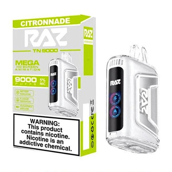 RAZ TN9000 9000 Puffs Disposable Citronnade Packaging