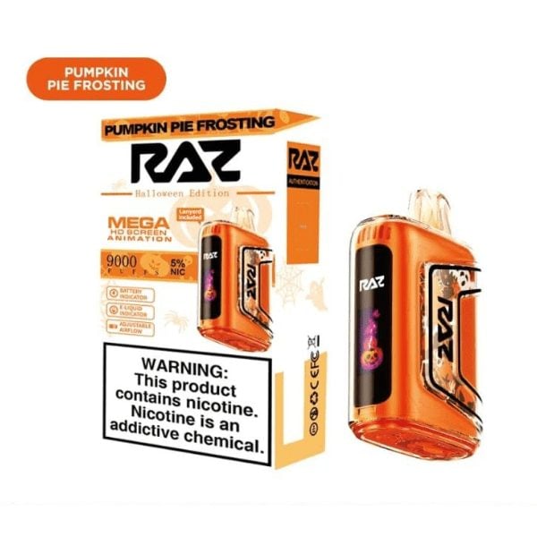 RAZ TN9000 9000 Puffs Disposable Pumpkin Pie Frosting
