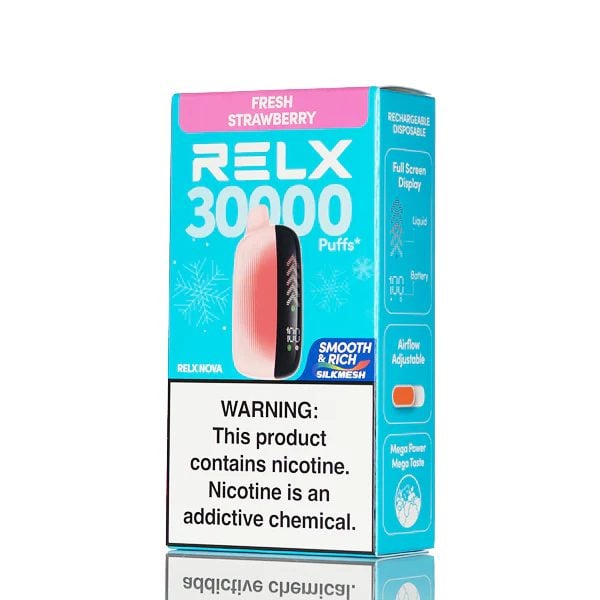 Relx Nova 30,000 Puffs Disposable Fresh Strawberry