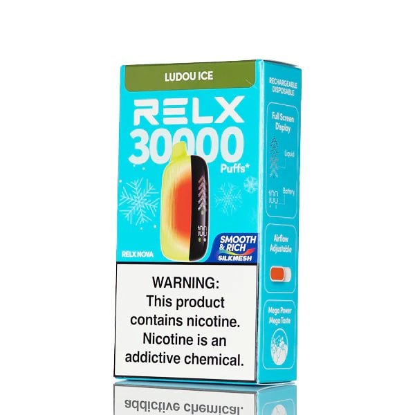 Relx Nova 30,000 Puffs Disposable Ludou Ice
