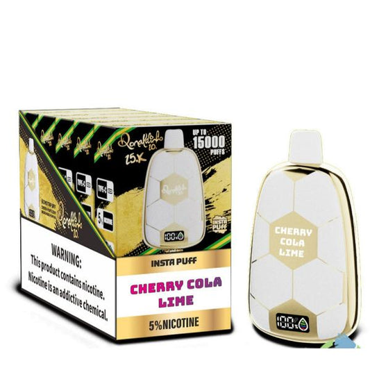 Ronaldinho 10 15000 Puffs Disposable-Single Disposable Vape 18mL Best Flavor Cherry Cola Lime