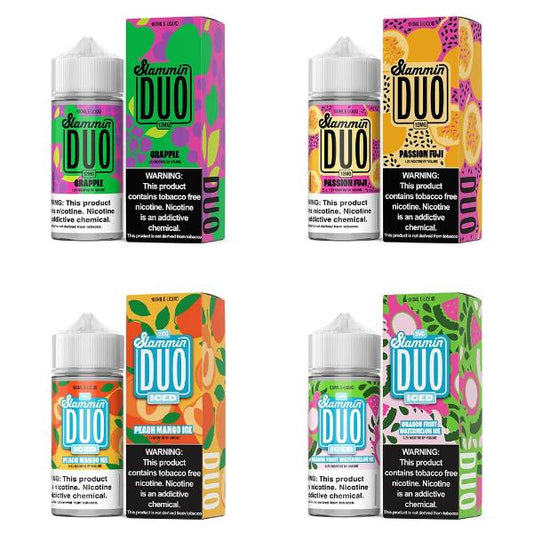 Slammin Duo Series E-Liquid 100mL (Freebase)