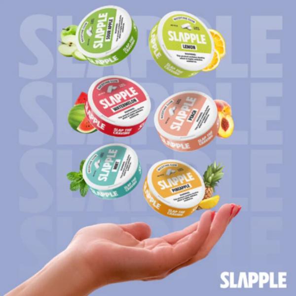 Slapple Nicotine Gum 30pc Loaded Counter Display