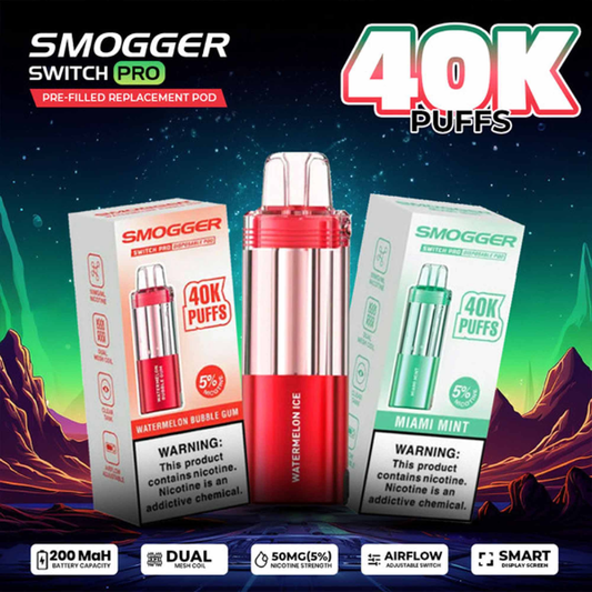 Smogger Switch Pro 40K Replacement Pod Cartridge