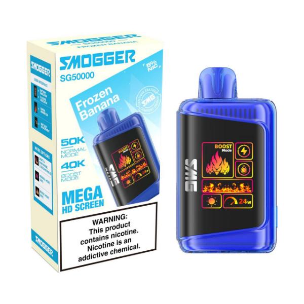 Smogger SG50000 Puff Disposable-Frozen Banana-Single Disposable-5%-24mL